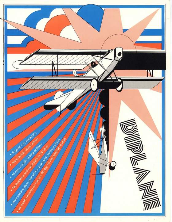 Biplane Flyer: 1 Front